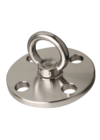 Rvs Oogplaten 92mm met draaibare ring  - Heavy Duty - Muurbeugel Plafondbeugel