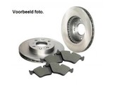 Kit brake pads and discs front Opel Astra-G 4-studs