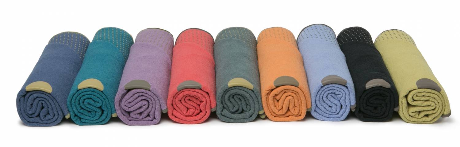 Drie redenen om yoga handdoek te gebruiken.