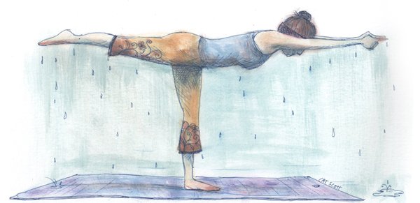 Welke yoga mat is geschikt bij veel tot overmatig zweten?