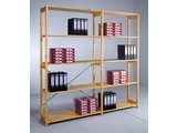 Houten stelling 240cm breed 240cm hoog 30cm diep