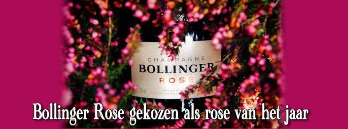Bollinger Rosé is 'Rosé Champagne van het Jaar'