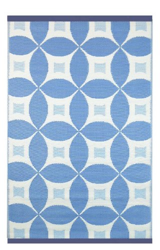 Blauw vloerkleed voor buiten Blauw vloerkleed voor buiten