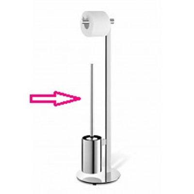 Zack Steel SCALA toiletbutler 40088 glans