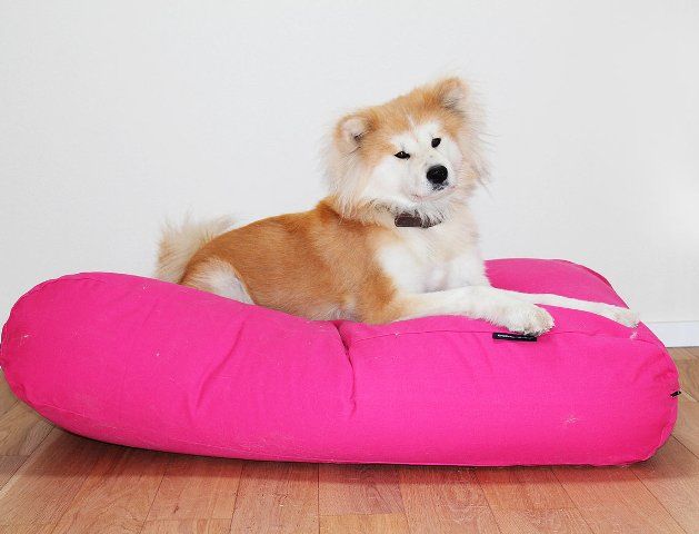 Hondenkussen roze medium