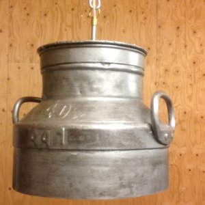 Melkbus Hanglamp Deksel - metaalkleur Melkbus Hanglamp Deksel - metaalkleur