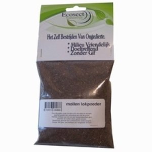 Ecosect Voedingssupplement voor Mollen, vergroot de vangkans. Ecosect Voedingssupplement voor Mollen, vergroot de vangkans.