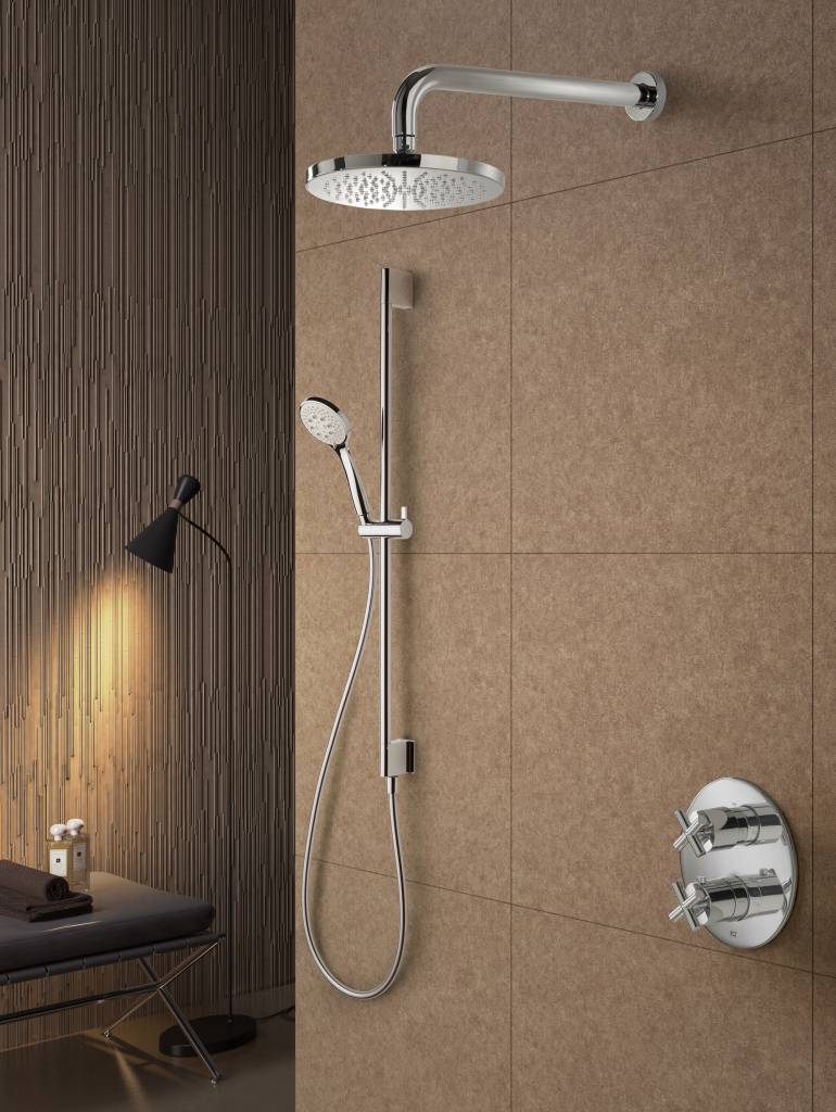 Hotbath Thermostatische Inbouw Douche Set Chap Met 2 Wegstop omstel