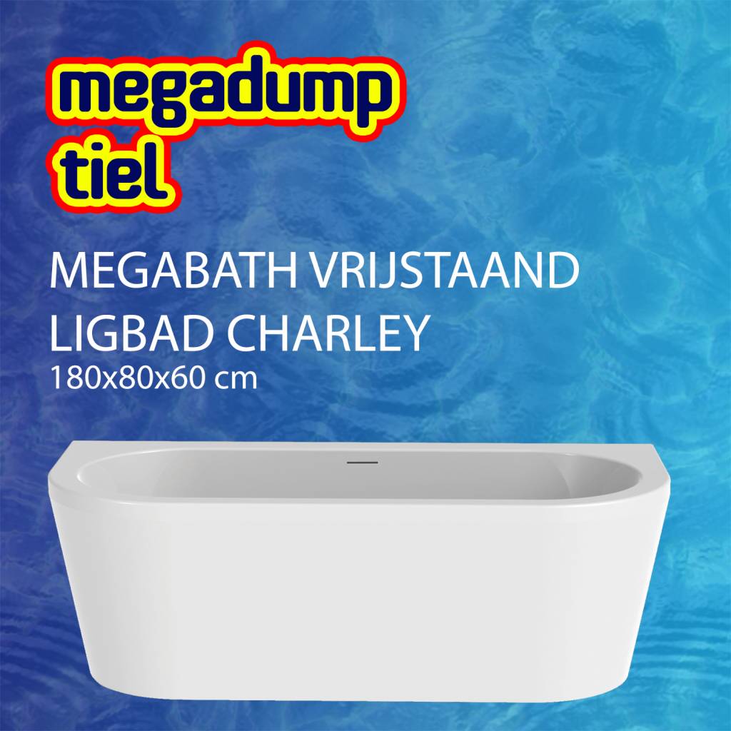Vrijstaand Ligbad Charley 180X80X60 cm MegaBath