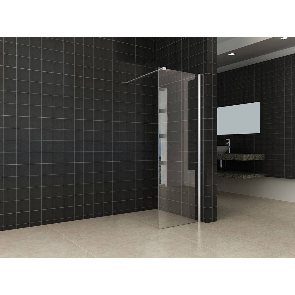 Inloopdouche Met Muurprofiel 60X200 cm En 10 mm Nano Anti Kalk Glas Aqua Splash