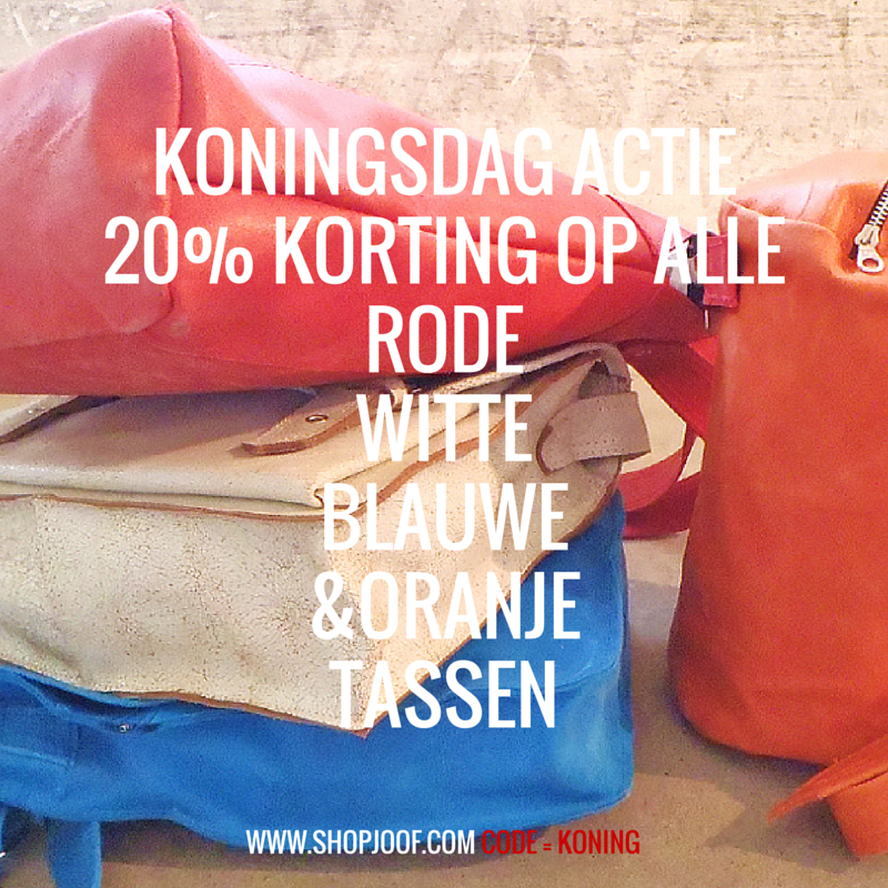 Korting op leren tassen