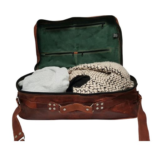 JOOF Leren (geitenleren) weekendtas vintage look 6 JOOF Leren (geitenleren) weekendtas vintage look 6