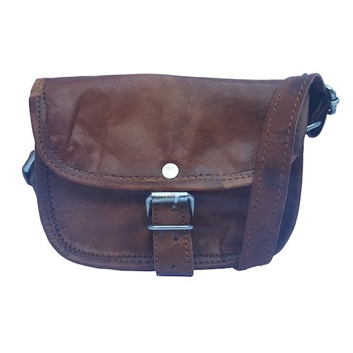 JOOF Kleine leren (geitenleren) schoudertas vintage look 2 JOOF Kleine leren (geitenleren) schoudertas vintage look 2