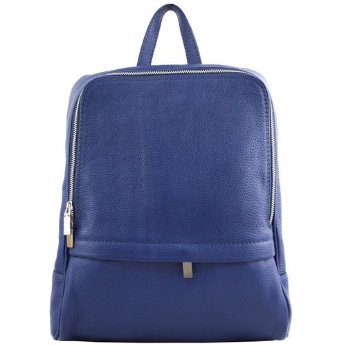 JOOF Leren rugzak, ook voor een kleine laptop, blauw JOOF Leren rugzak, ook voor een kleine laptop, blauw