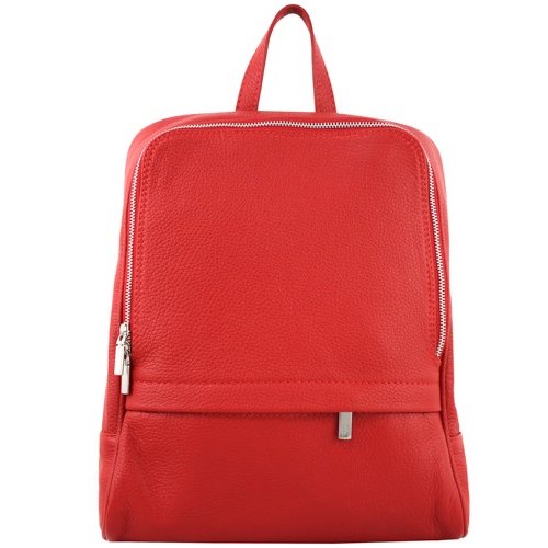 JOOF Leren rugzak, ook voor een kleine laptop, rood JOOF Leren rugzak, ook voor een kleine laptop, rood