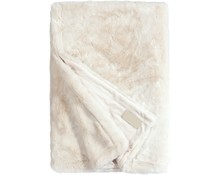 Faux Fur Throw Seal Ivory Faux Fur Throw Seal Ivory