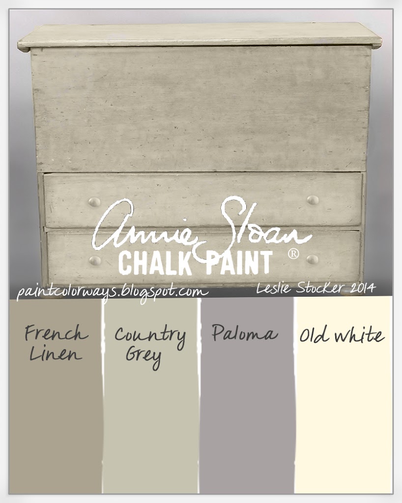 Annie Sloan country grey voorbeeld