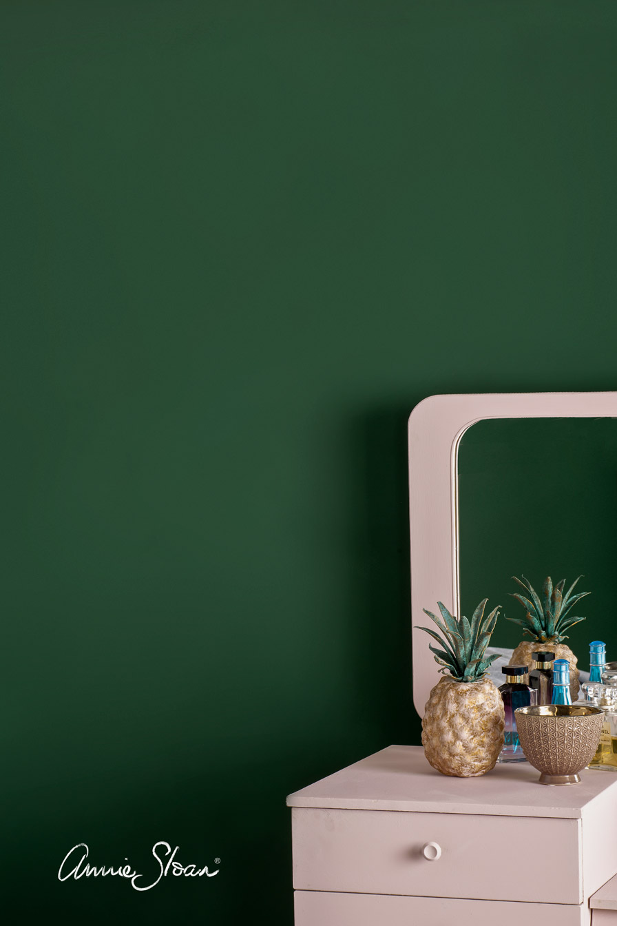 annie sloan wall paint amsterdam green