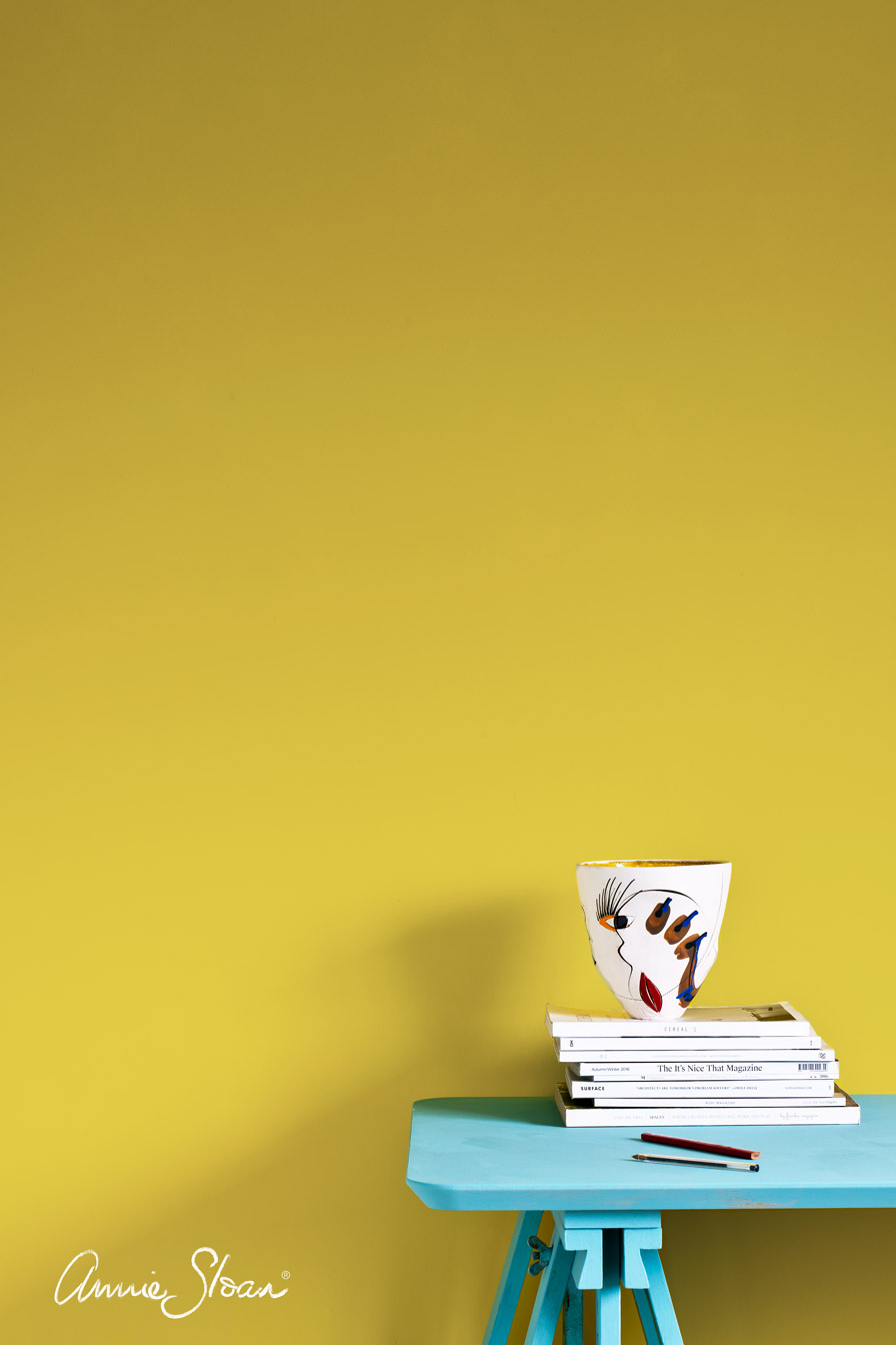 annie sloan wall paint english yellow