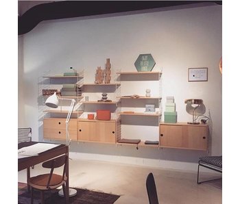 Modulair kasten systeem String - PURE Wood Design Modulair kasten systeem String - PURE Wood Design