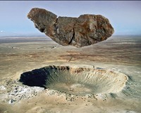 Canyon Diablo meteoriet uit de Arizona krater