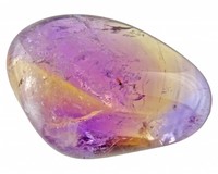 Amethyst and citrine in one stone.