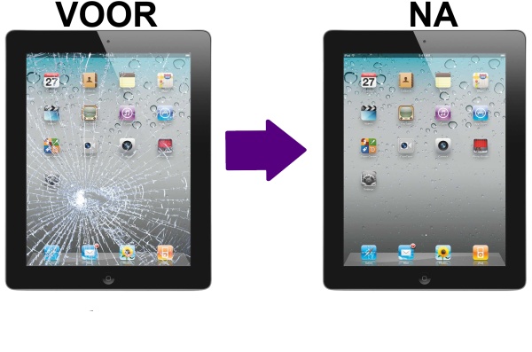 iPad scherm herstellen