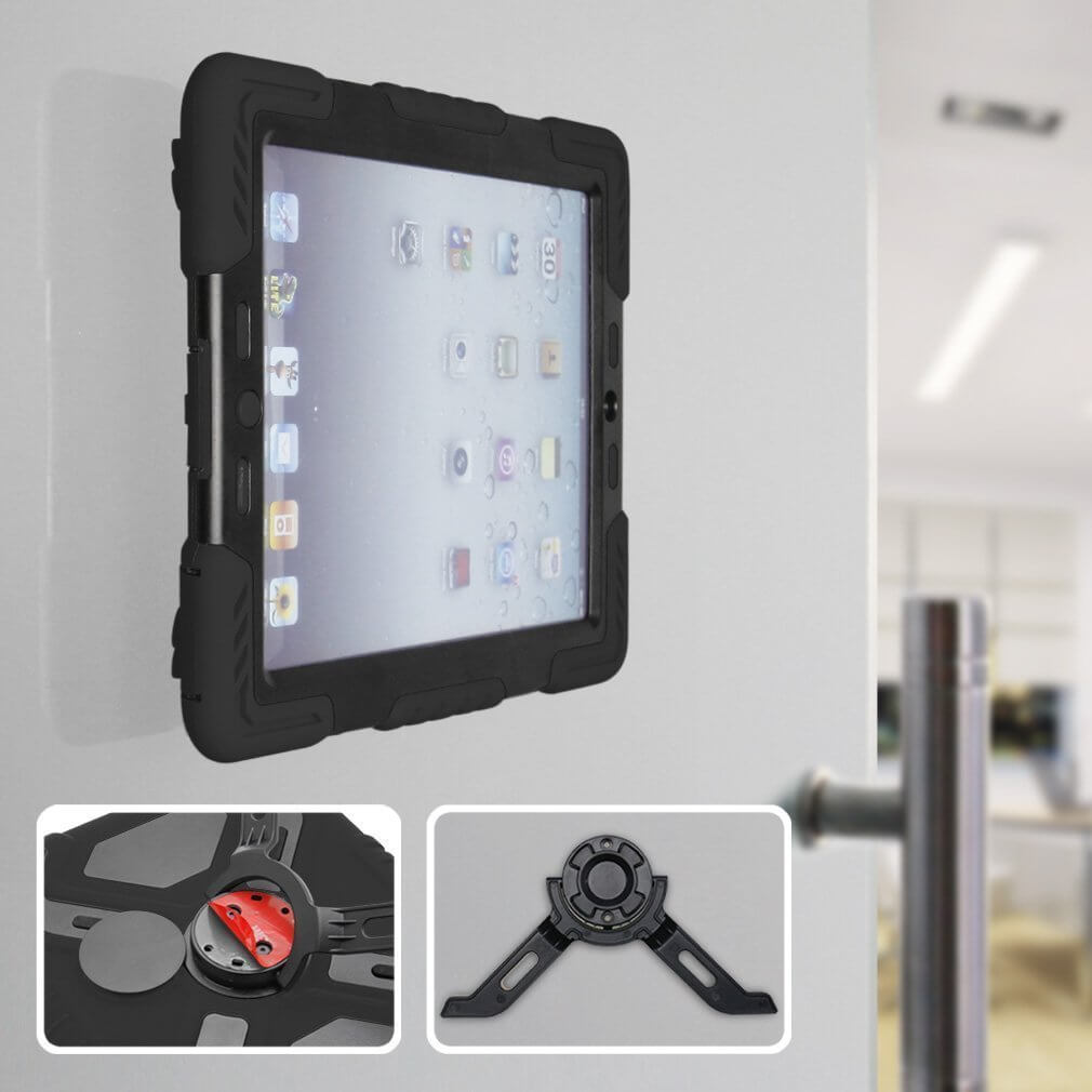 Pepkoo spider case voor ipad mini 1 2 3 rood/zwart