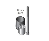 Shaft extension 20 mm black Shaft extension 20 mm black