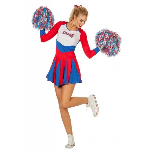 Cheerleader Sokken Rood Wit Feestbazaar Nl