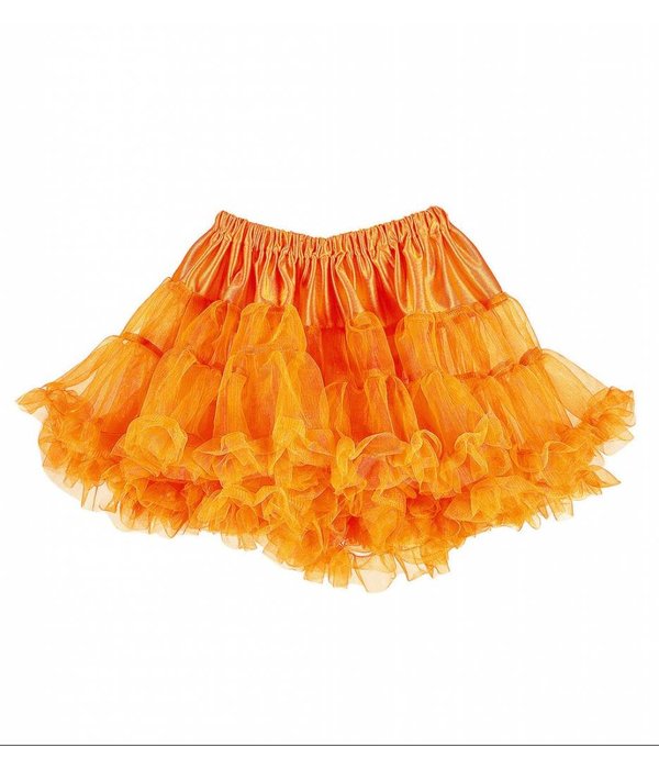 Fluff Tutu  neon oranje  Feestbazaar nl