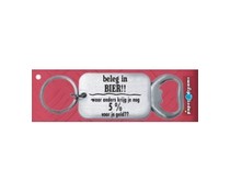 Flessenopener - Beleg in bier Flessenopener - Beleg in bier