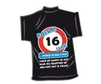 T-Shirtje-16 jaar T-Shirtje-16 jaar