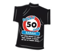 T-Shirtje-50 jaar Sarah T-Shirtje-50 jaar Sarah