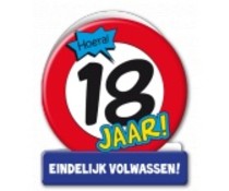 18 jaar verkeersbord 18 jaar verkeersbord