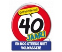 40 jaar verkeersbord 40 jaar verkeersbord