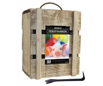 Relatiegeschenk Bierbox Feestvarken Relatiegeschenk Bierbox Feestvarken