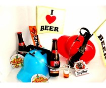 Bierpakket Jupiler + Bierhelm Bierpakket Jupiler + Bierhelm