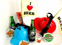 Cadeautip voor hem. Voor ieder budget een leuk en origineel bierhelm bierpakket.