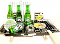 Cadeautip voor hem. Voor ieder budget een leuk en origineel bier barbecue-grill bierpakket.
