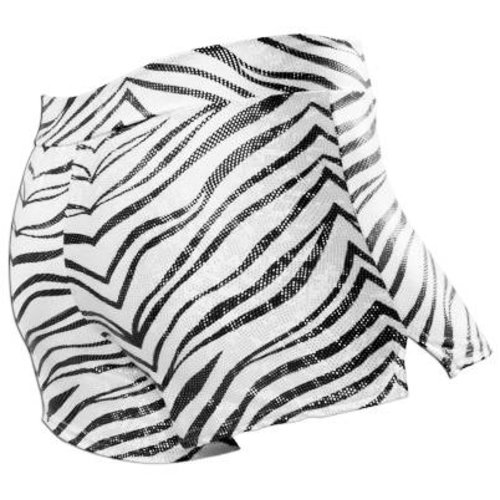 Pizzazz Zebra glitter cheer short zwart/wit Pizzazz Zebra glitter cheer short zwart/wit