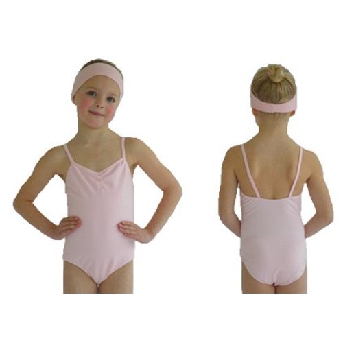 Dansgirl Kinder Balletpakje spaghettibandjes licht roze Dansgirl Kinder Balletpakje spaghettibandjes licht roze