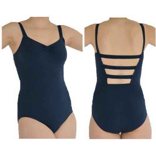 Dansgirl Balletpakje wide strap donker blauw Dansgirl Balletpakje wide strap donker blauw