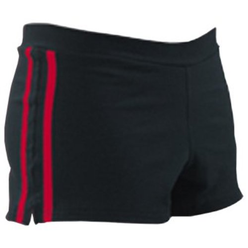 Pizzazz Cheer sport short zwart/rood Pizzazz Cheer sport short zwart/rood