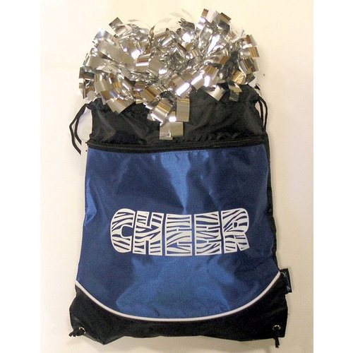 Pizzazz Cheer tas Pom bag blauw Pizzazz Cheer tas Pom bag blauw