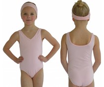 Dansgirl Kinder Balletpakje hemdmodel licht roze Dansgirl Kinder Balletpakje hemdmodel licht roze
