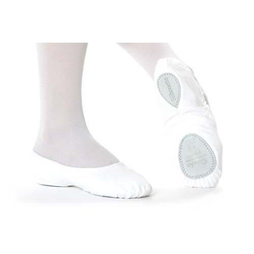 Sansha Balletschoen Silhouette 3C splitzool wit Sansha Balletschoen Silhouette 3C splitzool wit
