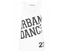 Urban Dance Tanktop mesh wit Urban Dance Tanktop mesh wit