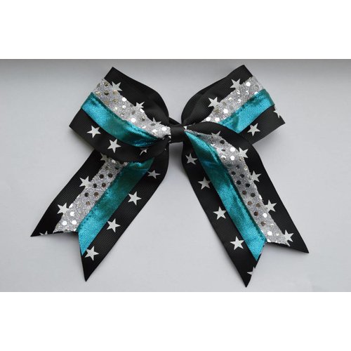 Cheerleader haarstrik metallic star Cheerleader haarstrik metallic star