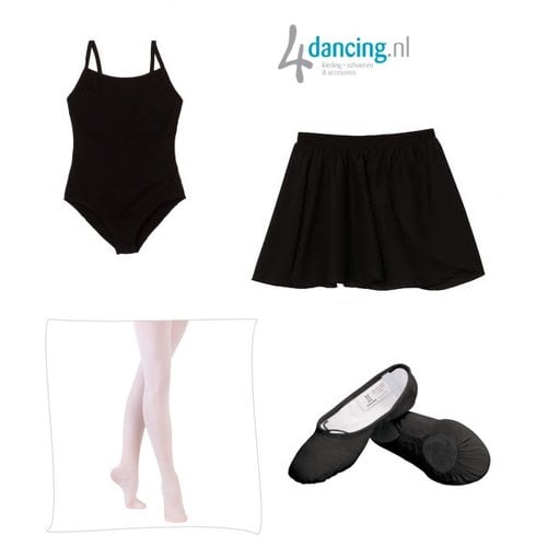Ballet compleet starters pakket zwart Ballet compleet starters pakket zwart